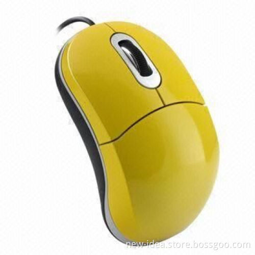 2.4GHz Wireless Mouse with Fashionable Shape and High-precision, Different Colors Available